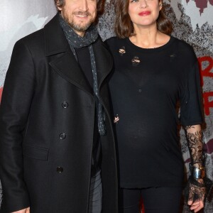 Guillaume Canet et sa compagne Marion Cotillard enceinte - Avant-première du film "Rock'n Roll" au Pathé Beaugrenelle à Paris le 13 février 2017. © Coadic Guirec / Bestimage