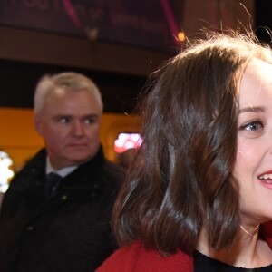 Marion Cotillard enceinte arrive à l'avant-première du film "Rock'n Roll" au Pathé Beaugrenelle à Paris le 13 février 2017. © Lionel Urman /Bestimage
