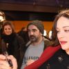 Marion Cotillard enceinte arrive à l'avant-première du film "Rock'n Roll" au Pathé Beaugrenelle à Paris le 13 février 2017. © Lionel Urman /Bestimage