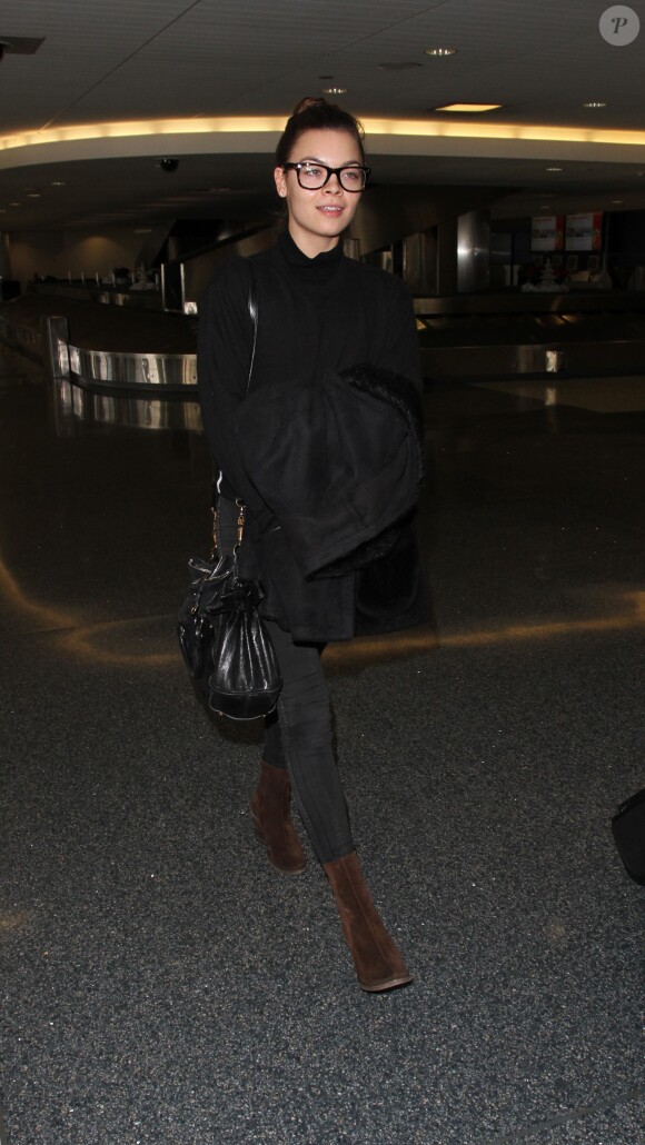 Scarlett Byrne au LAX en décembre 2015.