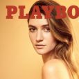 Couverture du dernier numéro de Playboy dans lequel Scarlett Byrne pose nue.
