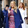 L'actrice Blake Lively et sa soeur soeur Robyn Lively quittent le Greenwich Hotel pour se rendre au défilé Michael Kors à New York le 15 février 2017.