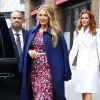 L'actrice Blake Lively et sa soeur soeur Robyn Lively quittent le Greenwich Hotel pour se rendre au défilé Michael Kors à New York le 15 février 2017.