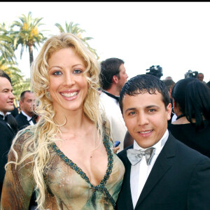 Loana et Faudel au 58e festival de Cannes, le 18 mai 2005.