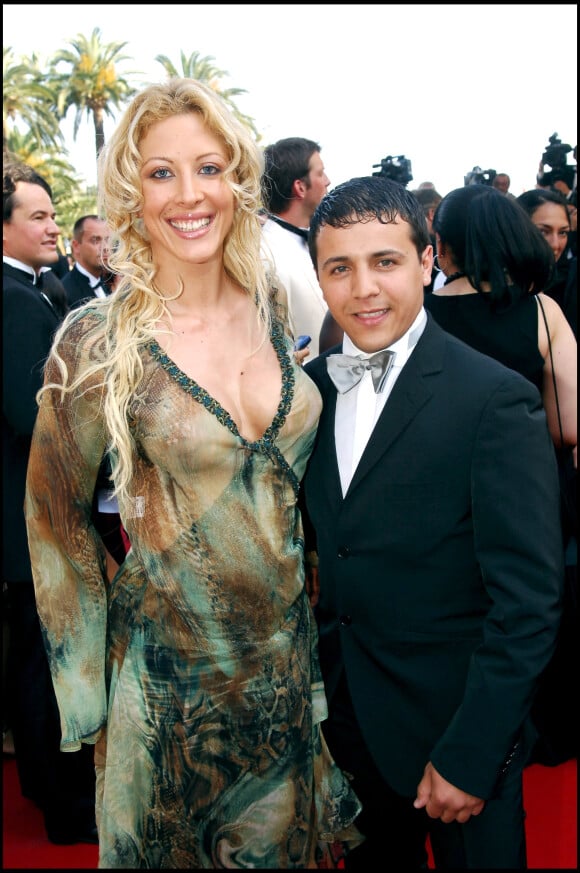 Loana et Faudel au 58e festival de Cannes, le 18 mai 2005.