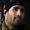 Martin Fourcade champion du monde de poursuite aux Mondiaux de biathlon à Hochfilzen, Autriche, le 12 février 2017.