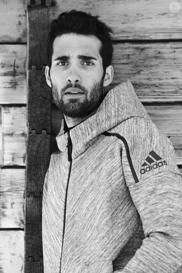 Martin Fourcade, photo de son profil Facebook, sponsor Adidas.