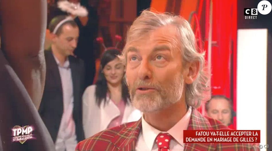 Gilles Verdez Demande Fatou En Mariage Les Chroniqueurs En Larmes Tpmp La Grande Regalade Speciale St Babalentin Le 10 Fevrier 2017 Sur C8 Purepeople