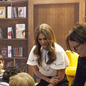 La princesse Madeleine inaugurait le 14 février 2017 au Southbank Centre à Londres Room for the Children, une bibliothèque qui propose des ouvrages jeunesse venus des pays scandinaves pour inciter les petits à lire et à s'exprimer.