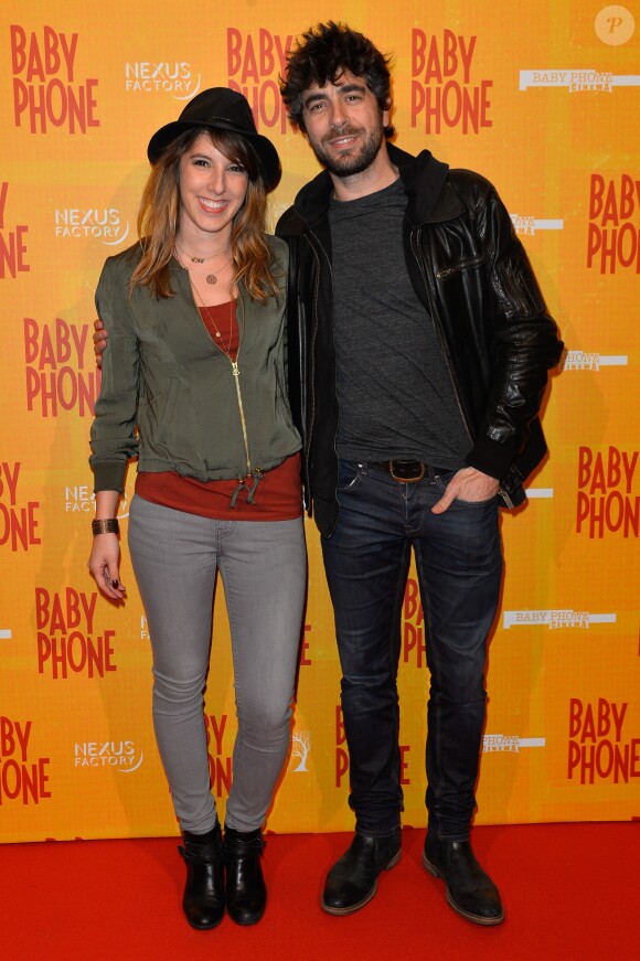 Léa François et Agustín Galiana - Avant-première du film "Baby Phone" au Cinéma UGC Normandie à Paris  le 20 février 2017. © Coadic Guirec/Bestimage