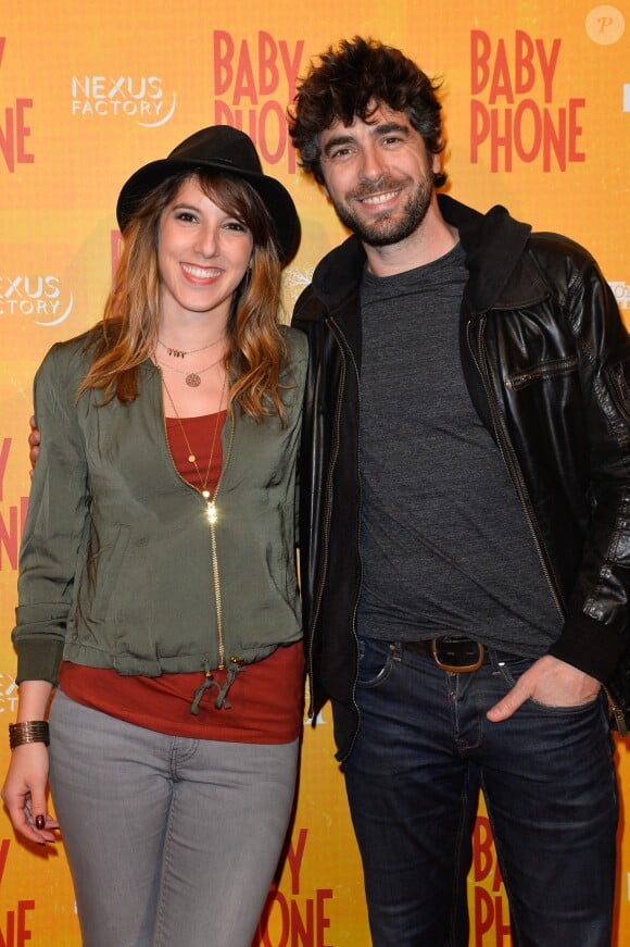 Léa François et Agustín Galiana - Avant-première du film "Baby Phone" au Cinéma UGC Normandie à Paris le 20 février 2017. © Coadic Guirec/Bestimage