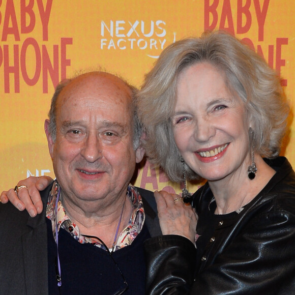 Michel Jonasz et Marie-Christine Adam - Avant-première du film "Baby Phone" au Cinéma UGC Normandie à Paris le 20 février 2017. © Coadic Guirec/Bestimage