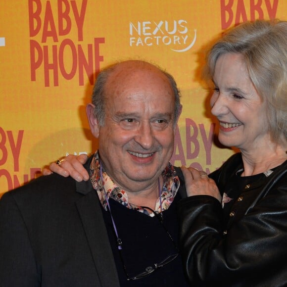 Michel Jonasz et Marie-Christine Adam - Avant-première du film "Baby Phone" au Cinéma UGC Normandie à Paris le 20 février 2017. © Coadic Guirec/Bestimage