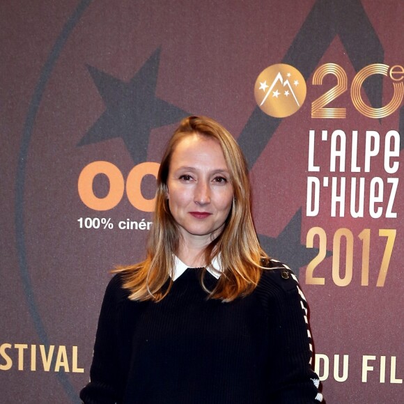 Audrey Lamy - Photocall de la cérémonie d'ouverture du 20e Festival du film de comédie à l'Alpe d'Huez, le 17 janvier 2017.