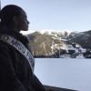 Alicia Aylies, premier séjour à la montagne, le 20 février 2017 en Andorre.