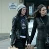 Exclusif - Demi Moore et ses trois filles Rumor, Scout et Tallulah Willis vont chercher de la nourriture à emporter avant de partir pour une virée shopping à Studio City le 3 février 2017.