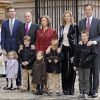 La famille royale d'Espagne à Palma de Majorque lors des vacances de Pâques 2008