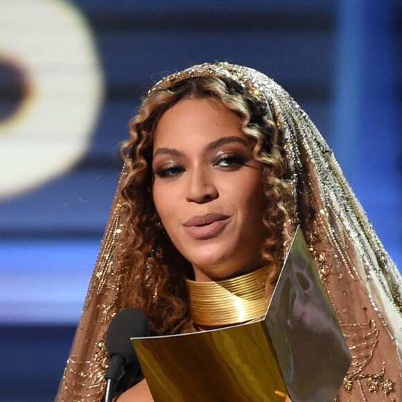 Beyoncé sur la scène de la 59e édition de Grammy Awards au Staples Center de Los Angeles, le 12 février 2017