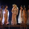 La chanteuse Beyoncé sur la scène de la 59e édition de Grammy Awards au Staples Center de Los Angeles, le 12 février 2017