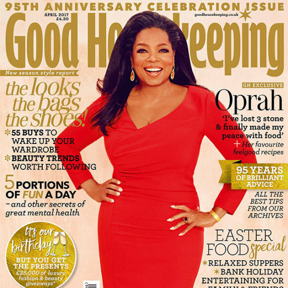 Retrouvez l'intégralité de l'interview d'Oprah Winfrey dans le magazine Good Housekeeping en kiosques à la fin du mois de février 2017
