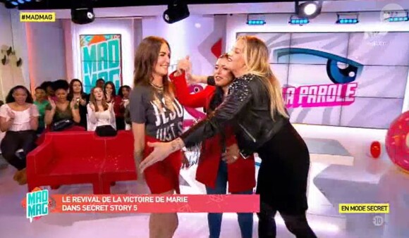 Marie Garet, Ayem Nour, Aurélie Van Daelen - "Mad Mag" de NRJ12, vendredi 24 février 2017