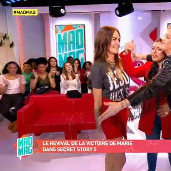 Marie Garet, Ayem Nour, Aurélie Van Daelen - "Mad Mag" de NRJ12, vendredi 24 février 2017