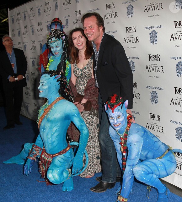 Bill Paxton lors photocall du spectacle du Cirque du Soleil "Toruk Le Premier Envol" inspiré du film de James Cameron "Avatar" au Staples Center à Los Angeles, Californie, Etats-Unis, le 11 novembre 2016.