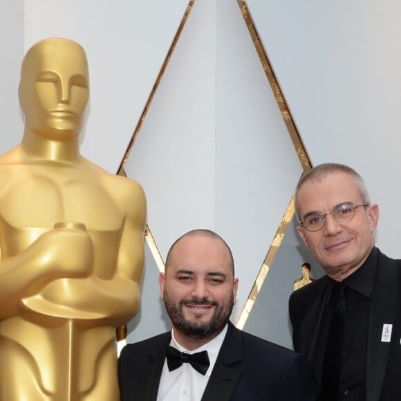 Laurent Weil, Jérôme Commandeur et Didier Allouch sur le tapis rouge des Oscars 2017.