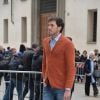 Ottavio Missoni Jr - Arrivée des personnalités à la cérémonie religieuse en l'honneur de Franca Sozzani (rédactrice en chef de Vogue Italie décédée le 22 décembre 2016) à Milan, le 27 février 2017