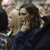 Victoria Beckham - Intérieur - Cérémonie religieuse en l'honneur de Franca Sozzani (rédactrice en chef de Vogue Italie décédée le 22 décembre 2016) à Milan, le 27 février 2017.