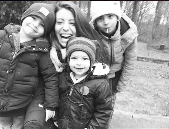 Jill Vandermeulen et ses enfants sur Instagram, 2017