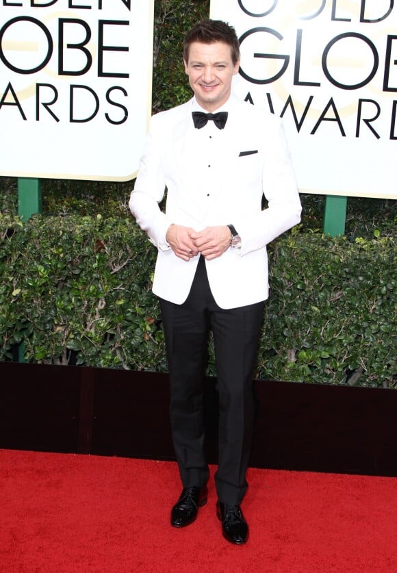 Jeremy Renner à la 74ème cérémonie annuelle des Golden Globe Awards à Beverly Hills. Le 8 janvier 2017