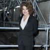 Fanny Ardant - Défilé Saint Laurent, collection automne-hiver 2017-18 au Ministère de la Fonction Publique. Paris, le 28 février 2017. © Olivier Borde/Bestimage