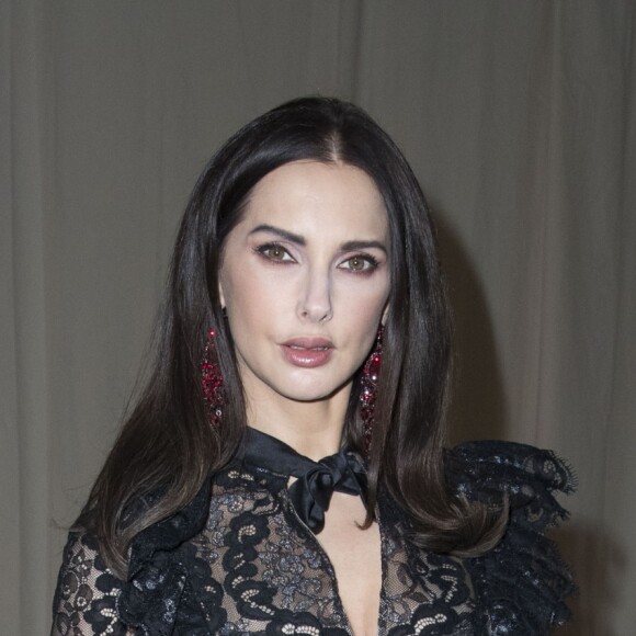 Frédérique Bel au défilé de mode "Alexis Mabille", collection prêt-à-porter Automne-Hiver 2017-2018 à Paris, le 2 Mars 2017.© Olivier Borde/Bestimage