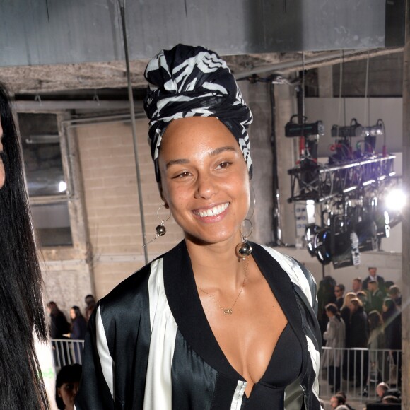 Vera Wang et Alicia Keys - Défilé de mode prêt-à-porter automne-hiver 2017/2018 "Rick Owens" au Palais de Tokyo. Paris, le 2 mars 2017. © CVS/Veeren/Bestimage