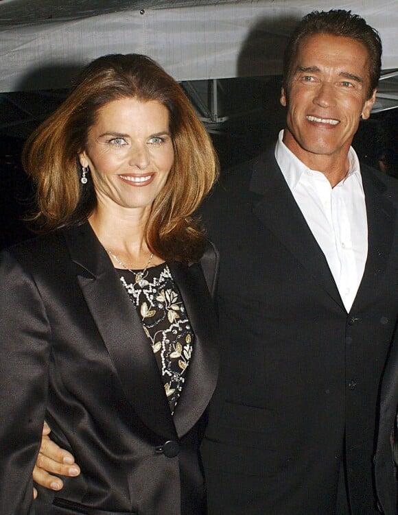 Arnold Schwarzenegger et Maria Shriver à New York le 13 novembre 2002