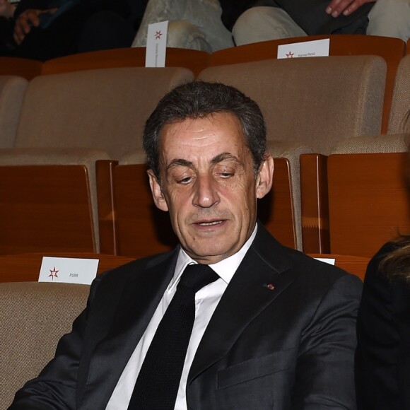 Nicolas Sarkozy et sa femme Carla Bruni-Sarkozy - Présentation du nouveau livre de Marisa Bruni Tedeschi "Mes chères filles, je vais vous raconter" à Turin en Italie le 6 mars 2017.
