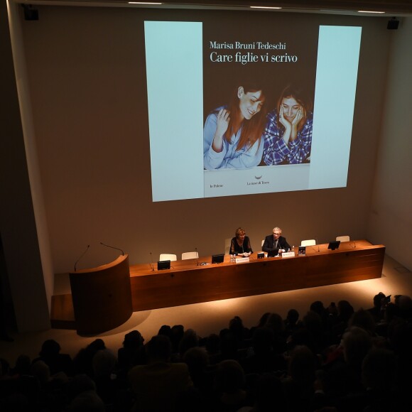 Marisa Bruni Tedeschi - Présentation du nouveau livre de Marisa Bruni Tedeschi "Mes chères filles, je vais vous raconter" à Turin en Italie le 6 mars 2017.