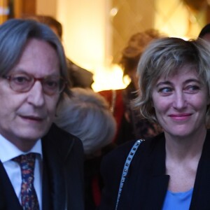 Diego Della Valle (Pdg de Tod's), Valeria Bruni Tedeschi - Présentation du nouveau livre de Marisa Bruni Tedeschi "Mes chères filles, je vais vous raconter" à Turin en Italie le 6 mars 2017.