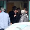 Exclusif - Nicolas Sarkozy et sa femme Carla Bruni arrivent à l'aéroport de Turin en Italie pour la présentation du nouveau livre de Marisa Bruni Tedeschi "Mes chères filles, je vais vous raconter" à Turin en Italie le 6 mars 2017.
