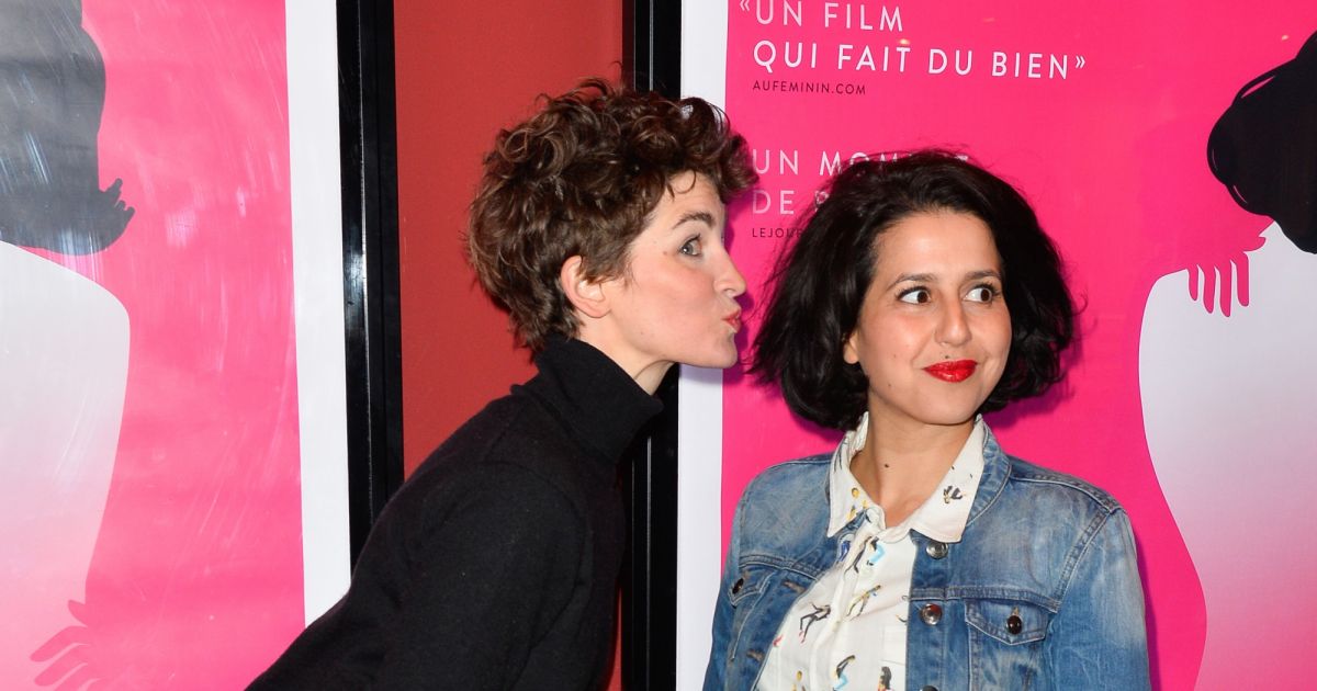 Qui Est Le Mari De Nadia Roz Julie Schotsmans et Nadia Roz lors de l'avant-première du film De plus