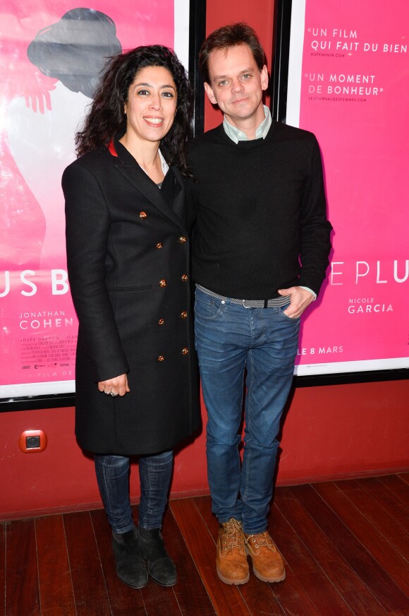 Naidra Ayadi et un ami lors de l'avant-première du film "De plus belle" au cinéma Publicis à Paris, France, le 6 mars 2017. © Coadic Guirec/Bestimage