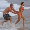 Channing Tatum et sa femme Jenna Dewan s'amusent sur la plage à Hawaï, le 16 février 2017