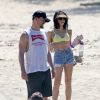 Channing Tatum et sa femme Jenna Dewan profitent de la plage le jour de la Saint Valentin à Hawaï, le 14 février 2017.
