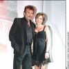 Johnny Hallyday et Laura Smet lors de la soirée d'inauguration de l'Amnésia, le 1er octobre 2003.