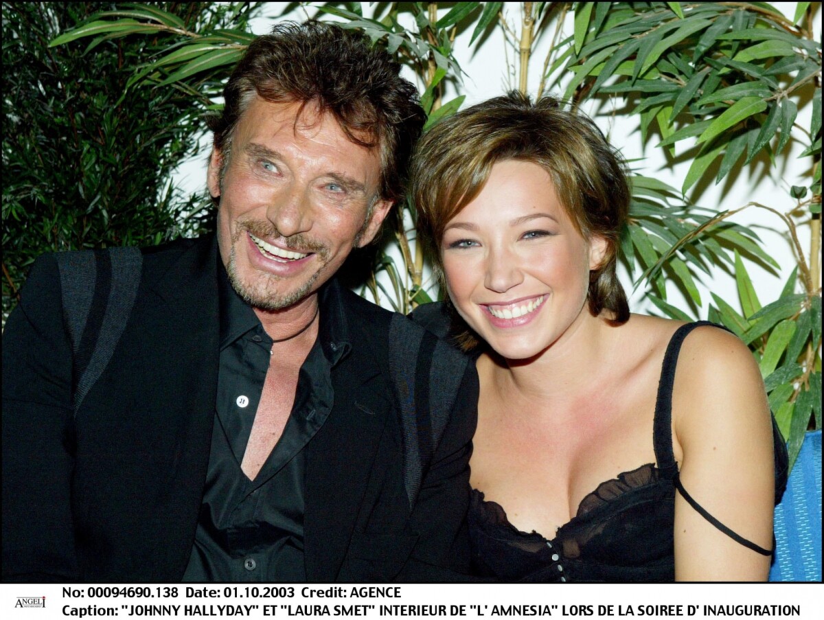 Photo Johnny Hallyday Et Laura Smet Lors De La Soirée Dinauguration De Lamnésia Le 1er 