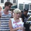 Miley Cyrus et Liam Hemsworth à Los Angeles le 11 septembre 2012