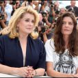 Catherine Deneuve et Chiara Mastroianni lors du photocall des Bien-aimés au festival de Cannes le 21 mai 2011