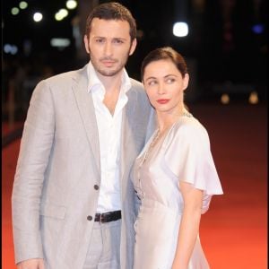 Emmanuelle Béart et Michaël Cohen à Venise en 2008.