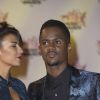 Black M (Black Mesrimes) et sa femme Lia assistent à la 17ème cérémonie des NRJ Music Awards 2015 au Palais des Festivals à Cannes, le 7 novembre 2015.